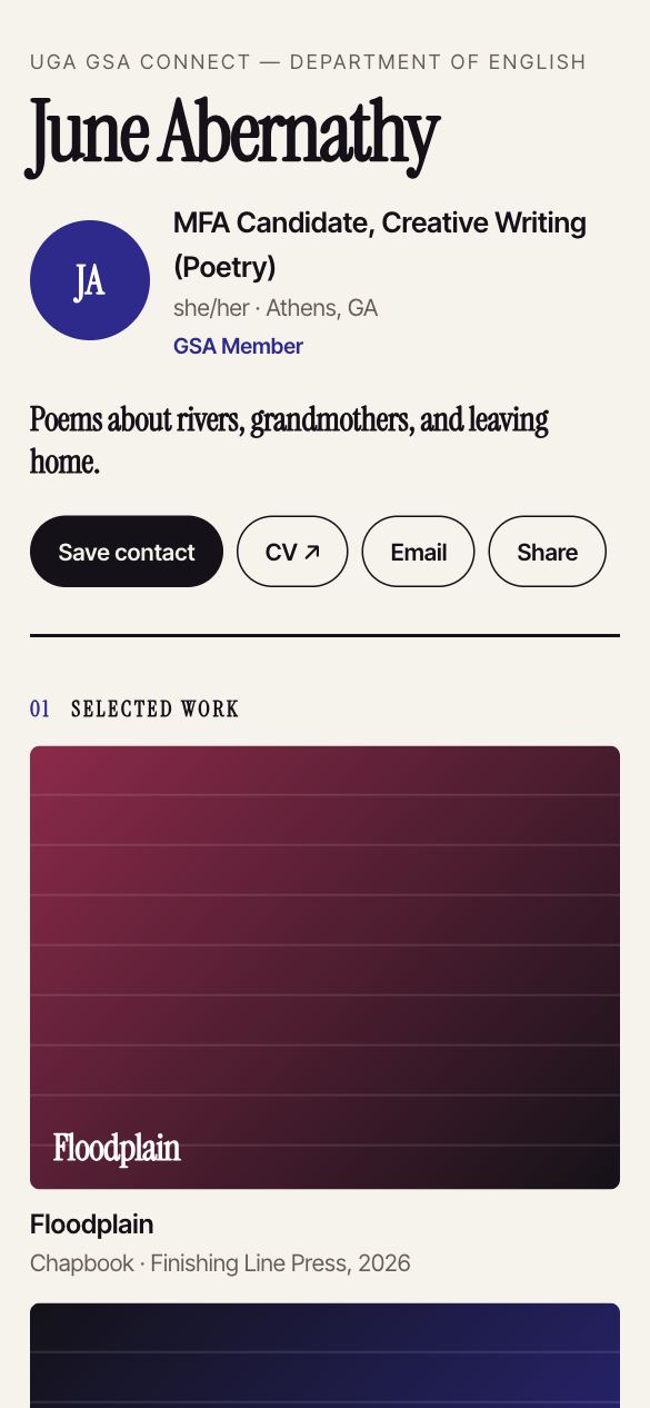Creative Writing template preview