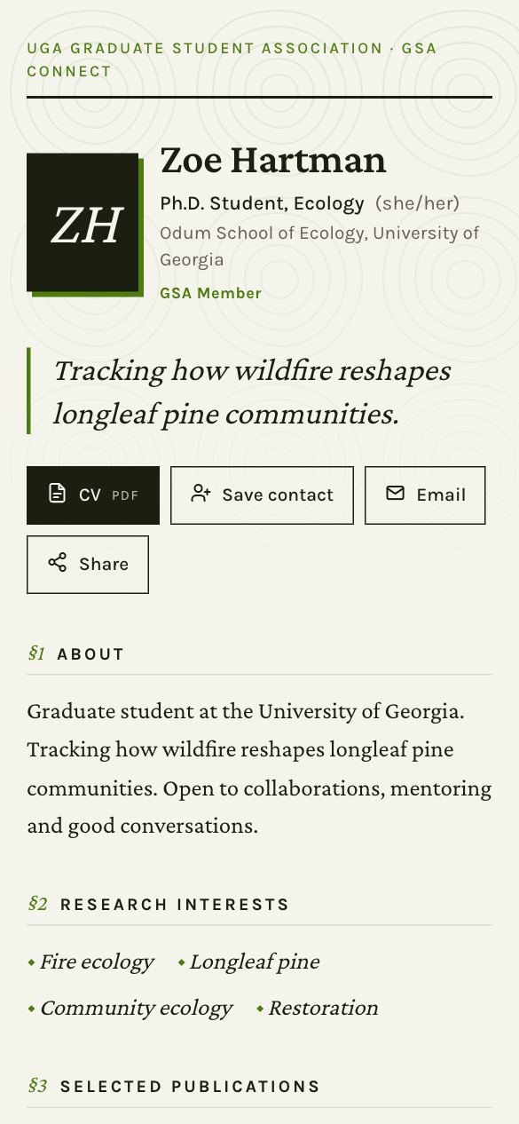 Ecology template preview