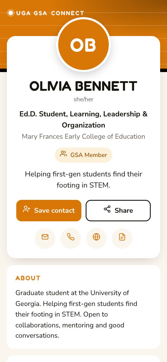 Education template preview
