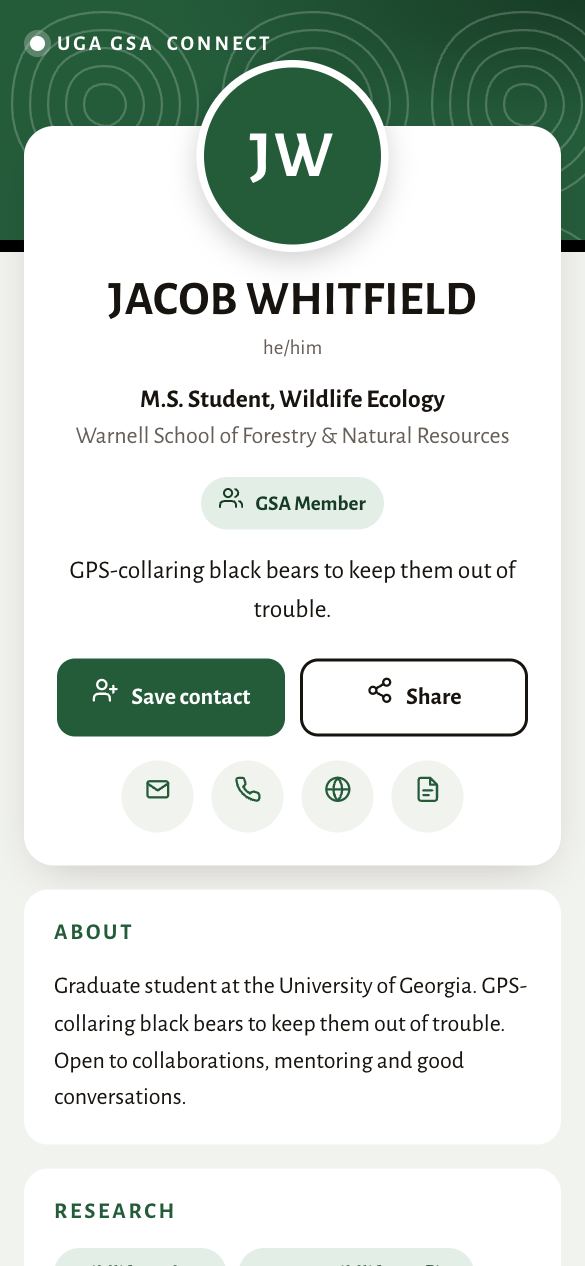 Forestry & Natural Resources template preview