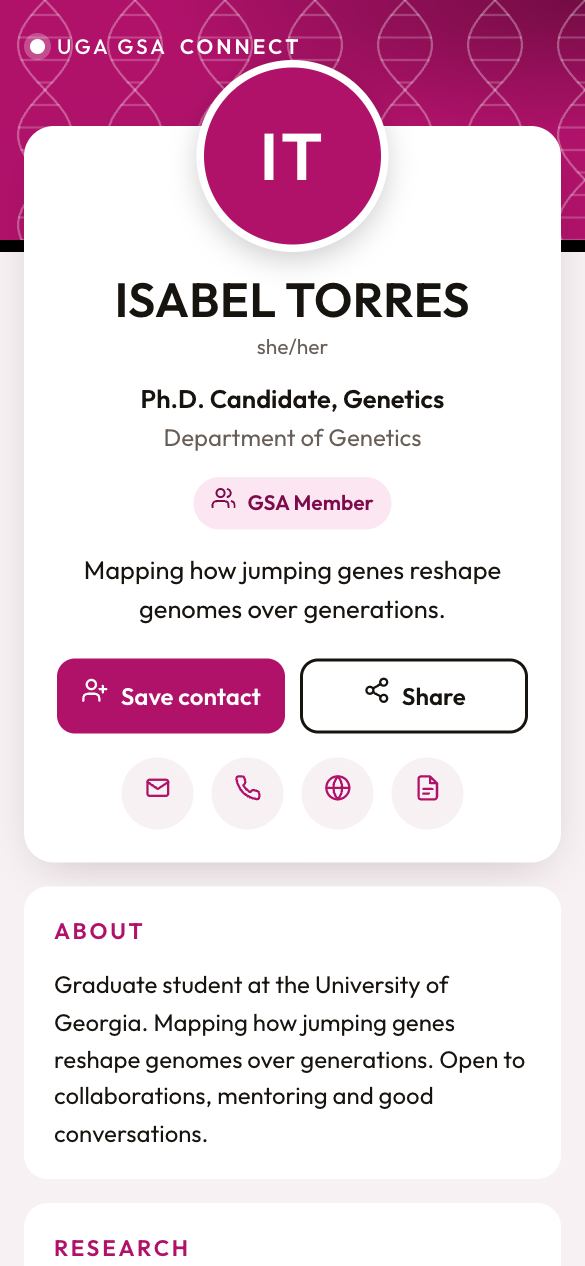 Genetics template preview