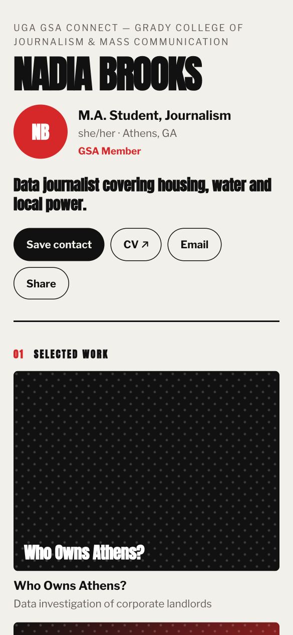 Journalism & Mass Comm template preview