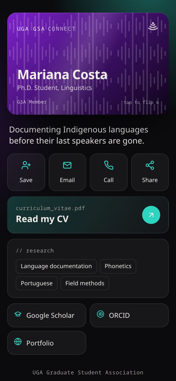 Linguistics & Languages template preview