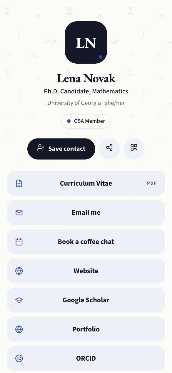 Mathematics template preview