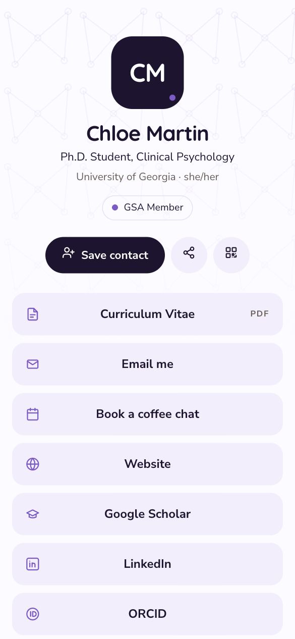 Psychology template preview